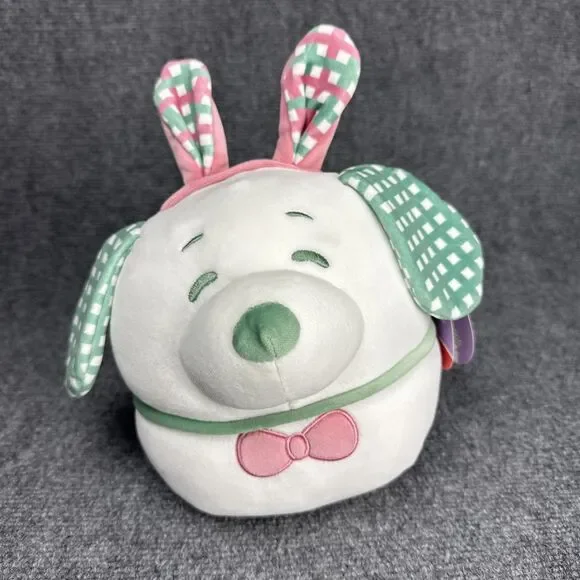 Squishmallows Peanuts Easter Snoopy with Bunny Ears 8 Inch Soft Plush New - Picture 1 of 6